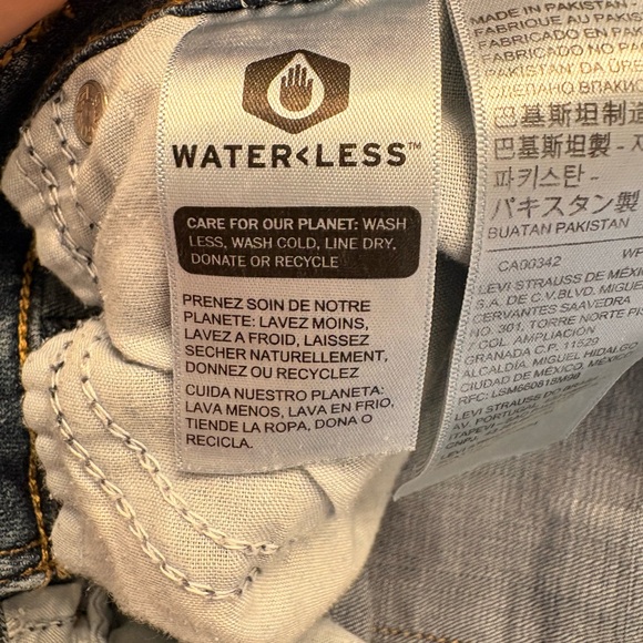 Levi’s 725 High Rise Bootcut Jeans Medium Wash Classic Denim Size 29 - Picture 9 of 10